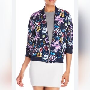 Philosophy Floral Bomber Style Jacket~ Medium